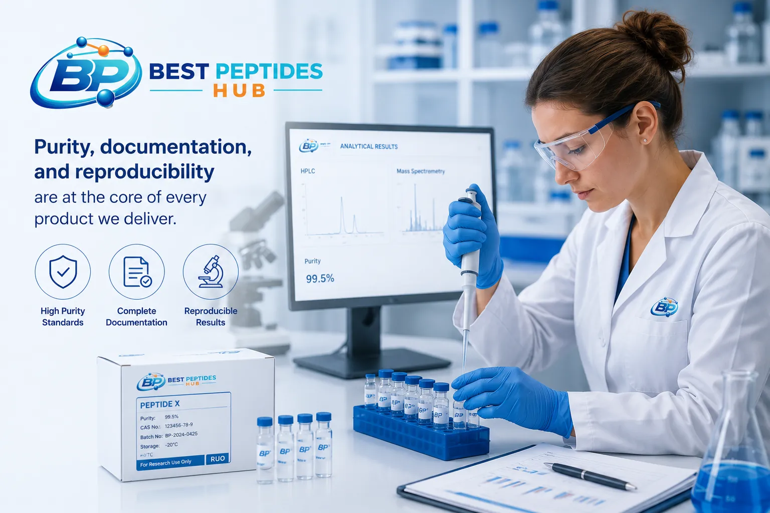 Researcher in laboratory